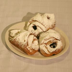 Blueberry Crossants